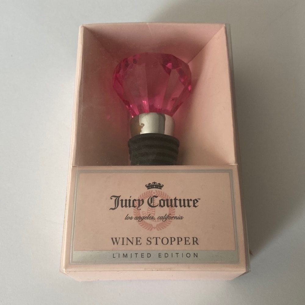 Juicy Couture Wine Stopper - NEW